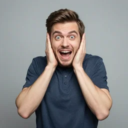 funny man playing a prank