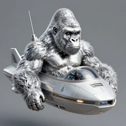 silverback gorilla spaceship captain, artstation, digital art, concept art, futuristic, sci-fi, artstation, highly detailed, sharp focus