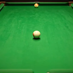 a billiard ball on the green, trending on 500px
