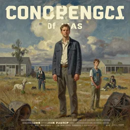 a convergence of bad ideas, an ultrafine detailed painting by john philip falter, austin briggs, cg society, american scene painting, dystopian art, american realism, academic art, movie poster, poster art