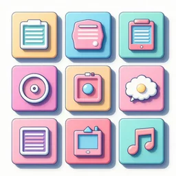 pastel twitch panel design