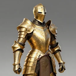 reiksguard in golden ornament armor, beksinski, trending on artstation