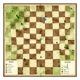 checkered map for tabletop rpg