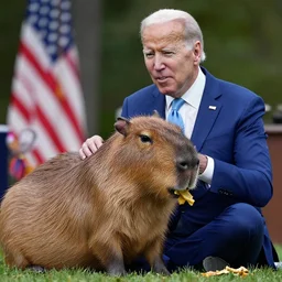 joe Biden eating a capybara real footage