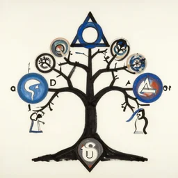 basic composition uses the frame of the qabbalistic tree of life, basquiat