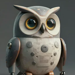 ( ( ( ( ( 1 9 5 0 s retro future robot android large wise old owl with large glass eyes. muted colors. ) ) ) ) ) by jean - baptiste monge!!!!!!!!!!!!!!!!!!!!!!!!!!!!!!