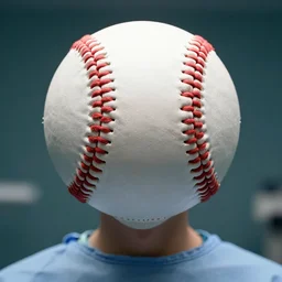 surgery leaves mans head look like a baseball ball