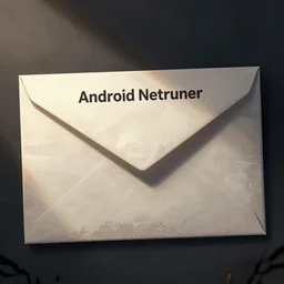 Medium shot of a mysterious envelope, digital illustration, Android Netrunner