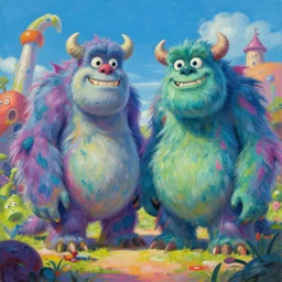 a beautiful painting of an aaahh!!! real monsters park by james gurney and beeple | engine :. 3 | portrait