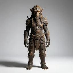 stern yokai spirit, studio photography, full body, standing, isolated on a pure white background, centered, whole figure in frame, sharp focus, studio lighting