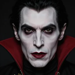 Highly Detailed Realistic Dracula's Face Nosferatu