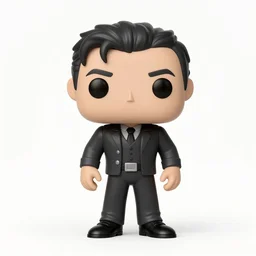 full body 3d render of John Constantine as a funko pop, studio lighting, white background, blender, trending on artstation, 8k, highly detailed