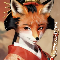 japanese geisha fox, fine - face, audrey plaza, realistic shaded perfect face, fine details. anime. realistic shaded lighting poster by ilya kuvshinov, magali villeneuve, artgerm, jeremy lipkin and michael garmash and rob rey
