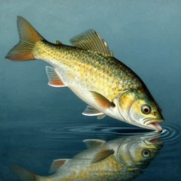 a fish eating fish by john tenniel