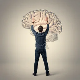 man uploading his mind