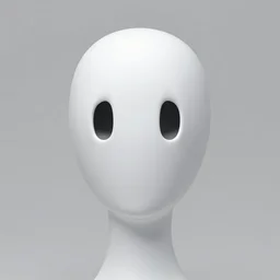 Rag doll Russian puppet no face white head