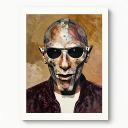 mf doom, abstract art prints, pop art, velvet, organic, natural