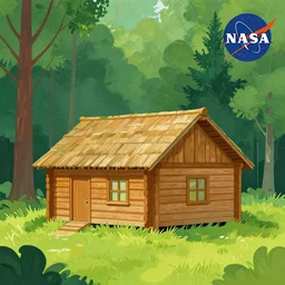 [ a log cabin in the forest ] [ van gogh ] [ nasa ]