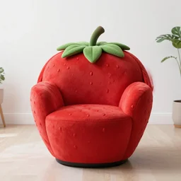 strawberry shaped armchair