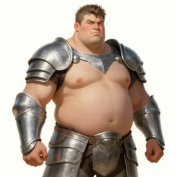 attractive beefy male with armor, character design, painting by gaston bussiere, craig mullins, j. c. leyendecker, tom of finland