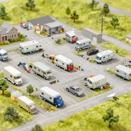 trailer park, miniatures