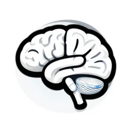 digital illustration, brain pills, vector typography logotype, white and black and blue and green colors, y 2 k aesthetic, graphic design