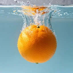 🍊 fruit, splash underwater! photoshop edit, golden ratio