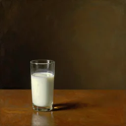 a glass of milk on the table art by anders zorn, wonderful masterpiece by greg rutkowski, beautiful cinematic light, american romanticism thomas lawrence, greg rutkowski rule of thirds, golden ratio global illumination caustics subsurface scattering