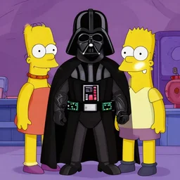 darth vader in the simpsons