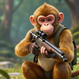 tf 2 sniper if he was a monkey, sfm render