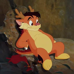 a film still from the animation the lazy dragon ( 1 9 8 0 ) directed by walt disney, oscar winning animation, award winning