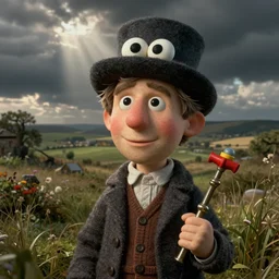 little mr ham head by roger hargreaves and jim henson, octane render