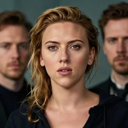 headshot of scarlett johansson as eva in ex machina by william bouguereau and louis rhead