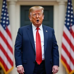 Donald Trump as a ventriloquial figure