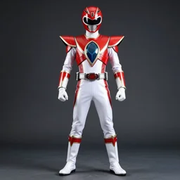 promotional still image of a new power ranger outfit