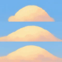 3 layers of sky above each other, smooth, cartoonish and simplistic, background artwork, digital art, award winning