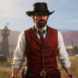Louis de Funès in red dead redemption 2 4K quality