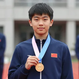 photo of the youngest winner of the field medal