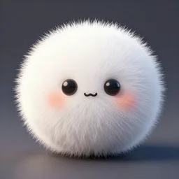 Cute puff ball
