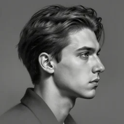 hyperdetailed profile portrait of a realistic tom green, grayscale, by greg rutkowski, highly detailed, digital painting, artstation, smooth, sharp focus illustration, artstation hq. intricate, elegant, 8 k, unreal engine. art by wlop and artgerm and ayami kojima. dan mumford, tomokazu matsuyama, takato yamamoto