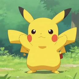 sad pikachu waving goodbye to a leaving friend
