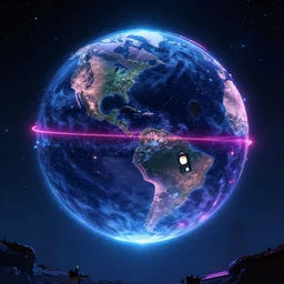 Stellaris world cracker, neon, cinematic, rendered by Beeple, Makoto Shinkai, syd meade, simon stålenhag, inspired by Gundam, environment concept, digital art, unreal engine, 3 point perspective, WLOP, trending on artstation, low level, 4K UHD image, octane render,
