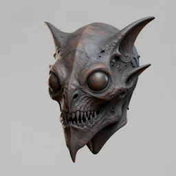 chiropteran hybrid head, grimdark, detailed sculpt, zbrush, unreal engine 4, no background