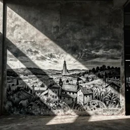 graffiti done by zdzislaw beksinski
