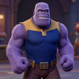 Thanos as a muppet