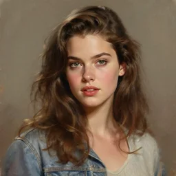 perfectly - portrait of a beautiful female romance netflix character, 8 0 s movie poster style, intricate, highly detailed, digital painting, loose brush strokes, realistic shaded lighting, artstation, concept art, smooth, sharp focus, illustration, realism, oil painting, unreal engine 5, 8 k, art by sam spratt and peter mohrbacher