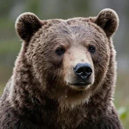 vladimir putin riding a bear, very detailed face