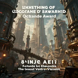 in a steampunk city, highly detailed, 8 k, hdr, award - winning, octane render, artstation, volumetric lighting