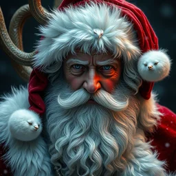 satan claus, photorealistic hd