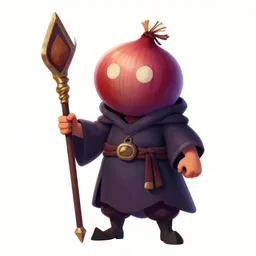 onion sorcerer, digital art